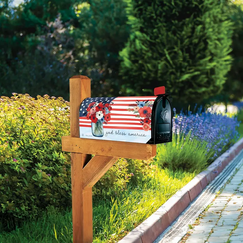 God Bless This Home Mailbox Wrap 1