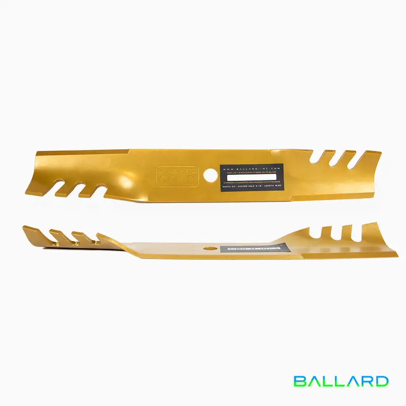Gold Hybrid Mower Blade – 14.75-Inch Length, 2.5-Inch Width, 5/8" Center Hole 1