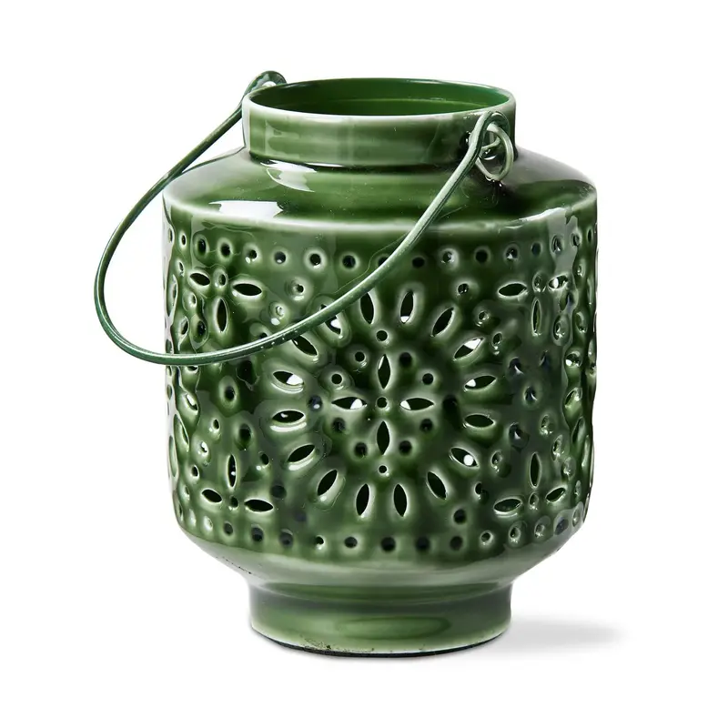 Green Enamel Aura Lantern 1