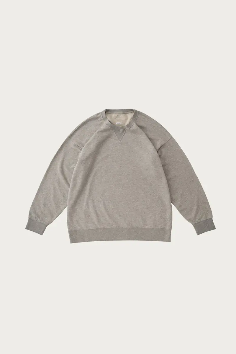Grey Long-Sleeve Jumbo Sweatshirt 1
