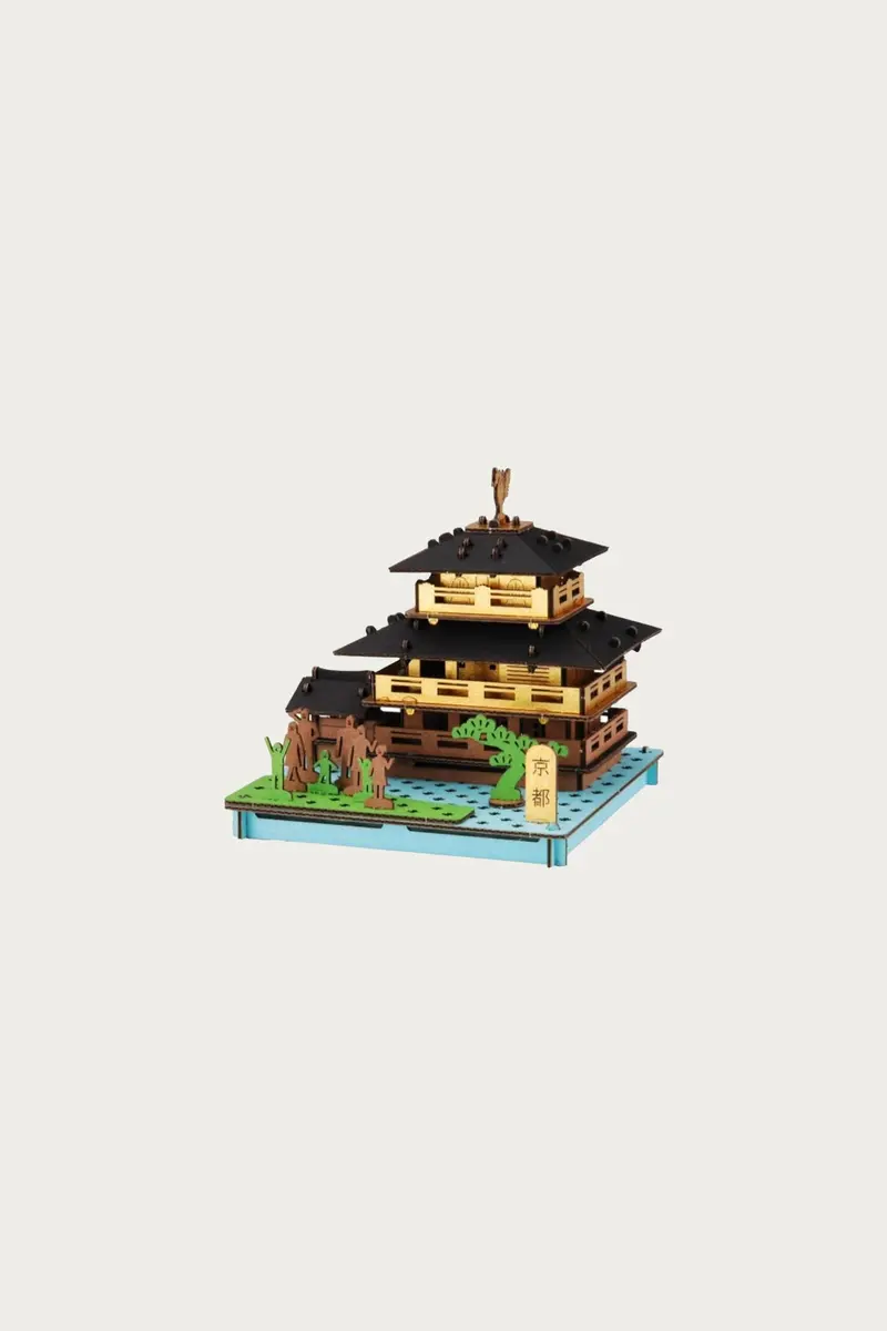 Hacomo Pusu Pusu Kirigami Kit: Kyoto Cityscape 1