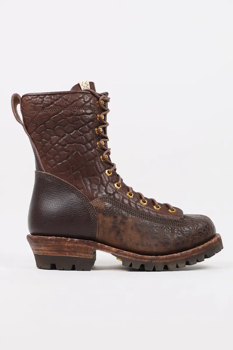 Handcrafted Cossack Boots – Folk Style In Dark Brown Leather 1