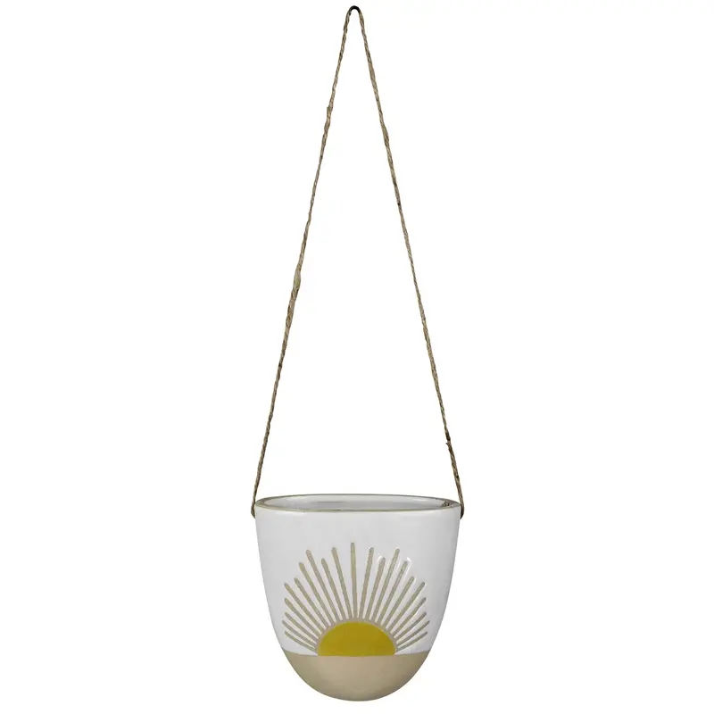 Hanging Sun-Shaped Glass Vase For Dried Florals 1