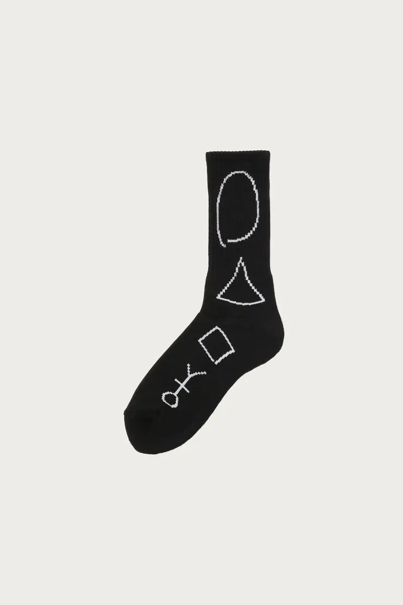 Himma X Tokyo Cultuart By Beams Premium Socks In Black 1