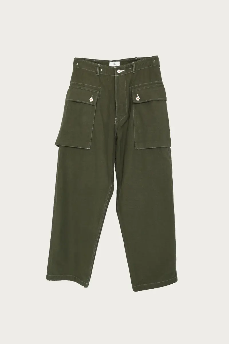 Hl M44 Military-Style Trousers – Olive Drab 1
