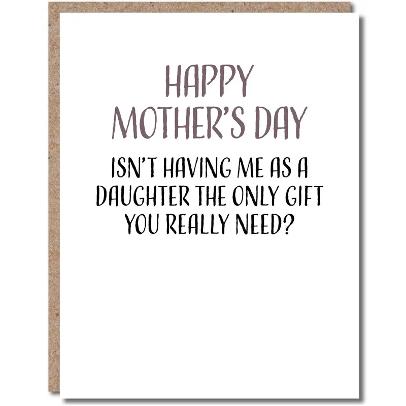Humorous Mother’S Day Greeting Card – Lighthearted & Heartfelt 1