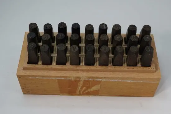 Imperial Vintage Machinist Letter Stamps — 5/16" Steel (Made In England) 1