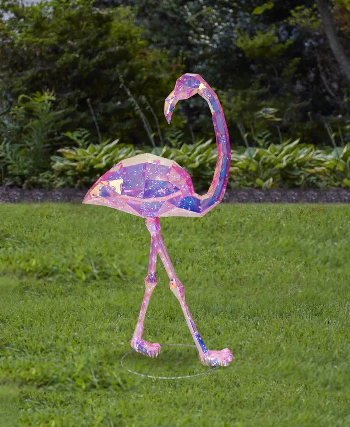 Iridescent Flamingo Art Glass – Two Design Options 2