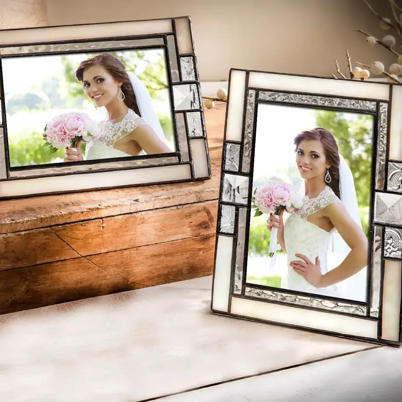 Ivory Opal-Glazed Picture Frame 1