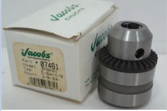 Jacobs Usa 1/2" Multicraft Drill Chuck – 3/8"-24 Mount, Model Sm8K61 1