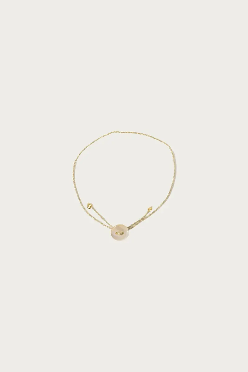 Jinbo Pearl & Beams Japan Button Bracelet – Gold Finish 1