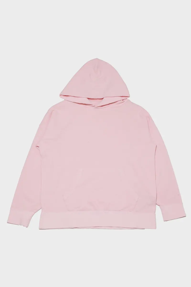 Jumbo Organic Veggie-Dyed Hoodie In Pink 1