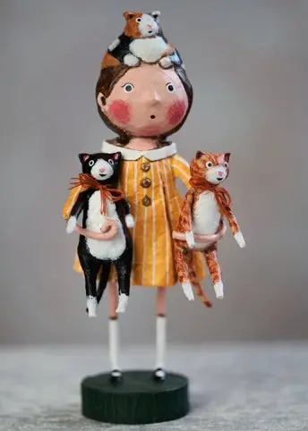 Kat'S Cats Sculpture Set By Lori Mitchell 1