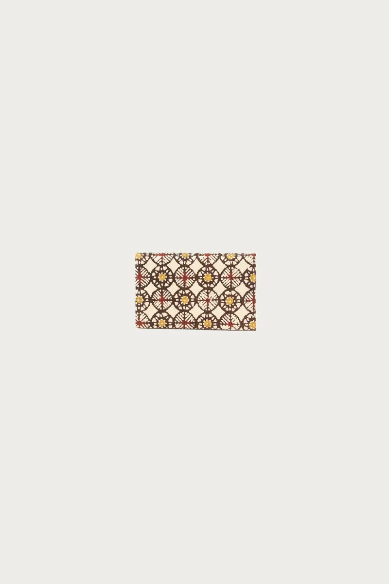 Keijusha Minimalist Card Case In Brown 1