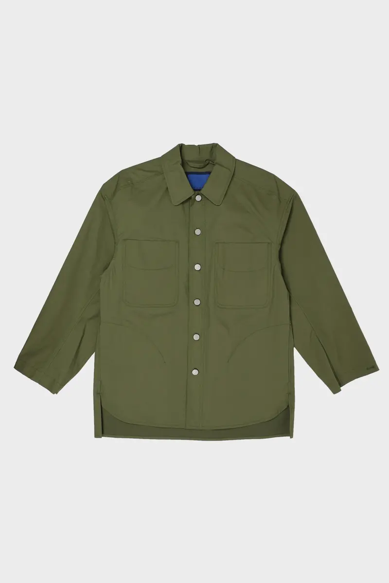 Khaki Paper Shirting Casual Jacket 1