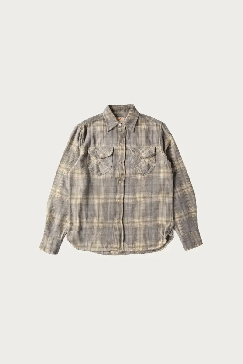 Late Frost Washed Flannel Workshirt 1