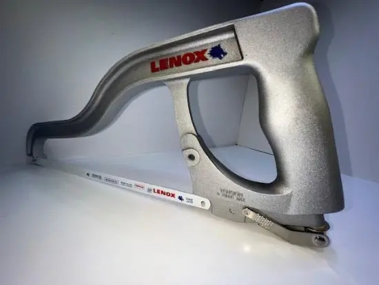 Lenox Low-Profile Metal Frame Hacksaw — 12-Inch, High-Tension Design 1