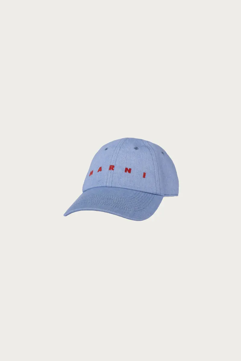 Light-Denim Cap In Iris Blue 1
