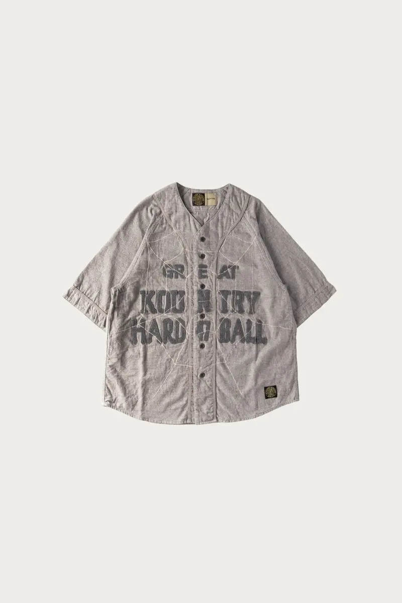Light Grey Cotton-Wool Great Country Baseball Shirt – Kountry Dream Catch Edition 1