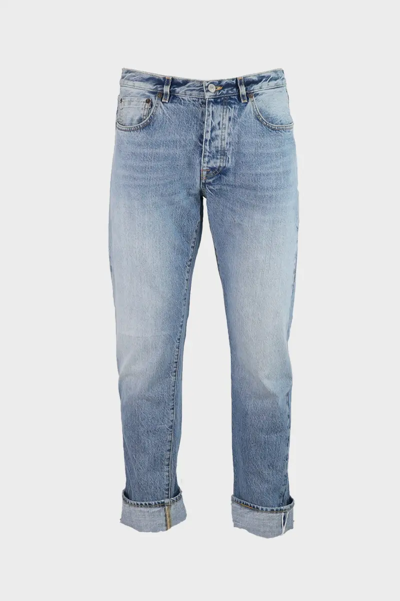 Light-Washed John Five-Pocket Denim Pants 1