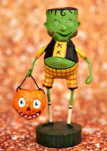 Little Frankie Stein Halloween Decor By Lori Mitchell 1