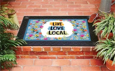 Live Love Local Matmate Custom Insert For Doormats 1