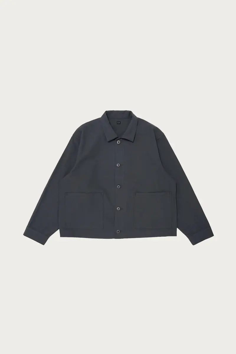 Lot. 303 Coverall-Style Work Jacket – Charcoal Heavyweight Cotton 1