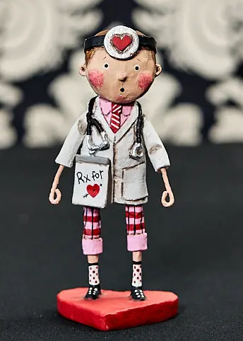 Love Doctor Figurine By Lori Mitchell – Whimsical Relationship Art 1