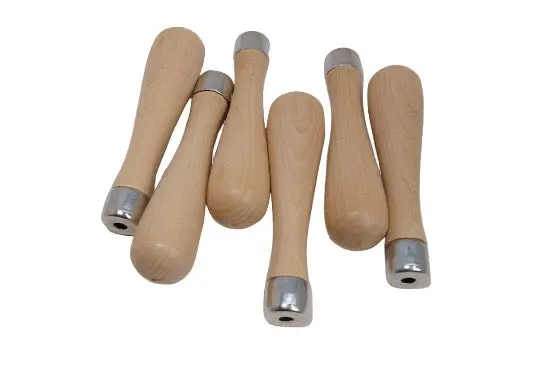 Lutz Usa T-1 Skroo-Zon Birch File Handles — Pack Of 6, Designed For 3-Inch Files 1