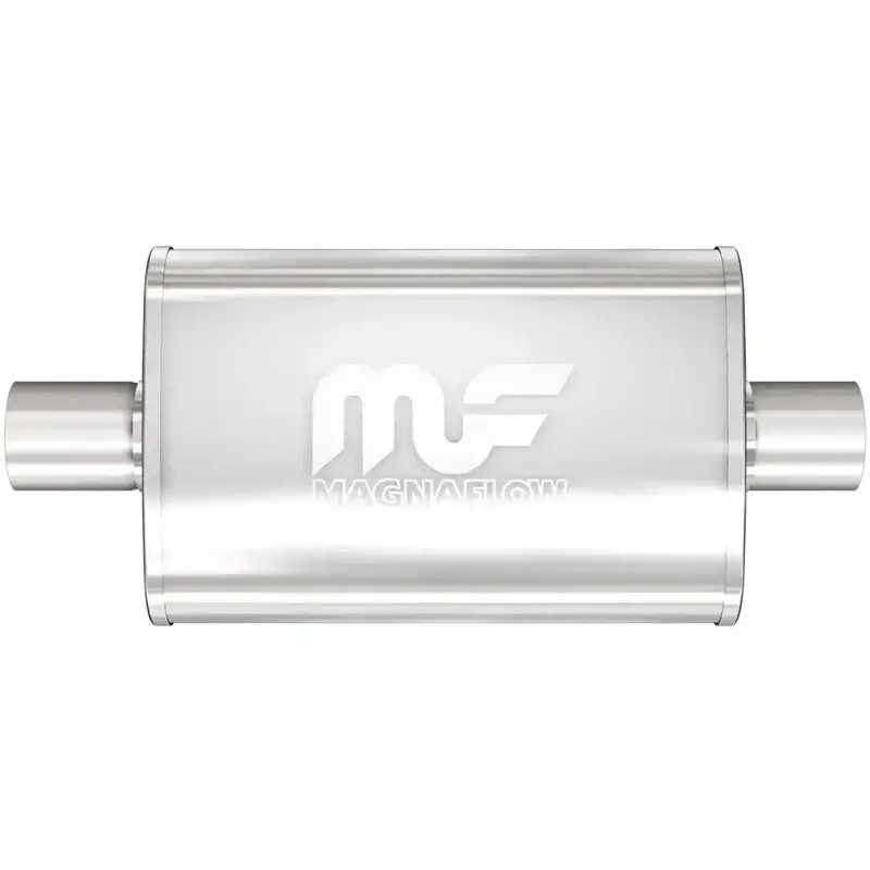 Magnaflow Stainless Steel Performance Muffler – 14" X 4" X 9", Dual Inlet/Dual Outlet 1