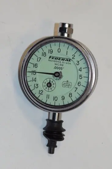 Mahr Federal Waterproof Dial Indicator – 0.05" Range, Ultra-Fine 0.0005" Graduation 1