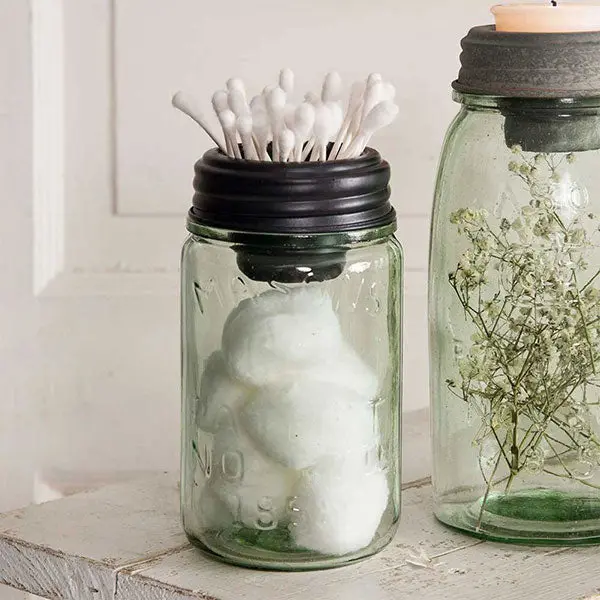 Mason Jar–Style Sundries Organizer For Kitchen Or Bath 1