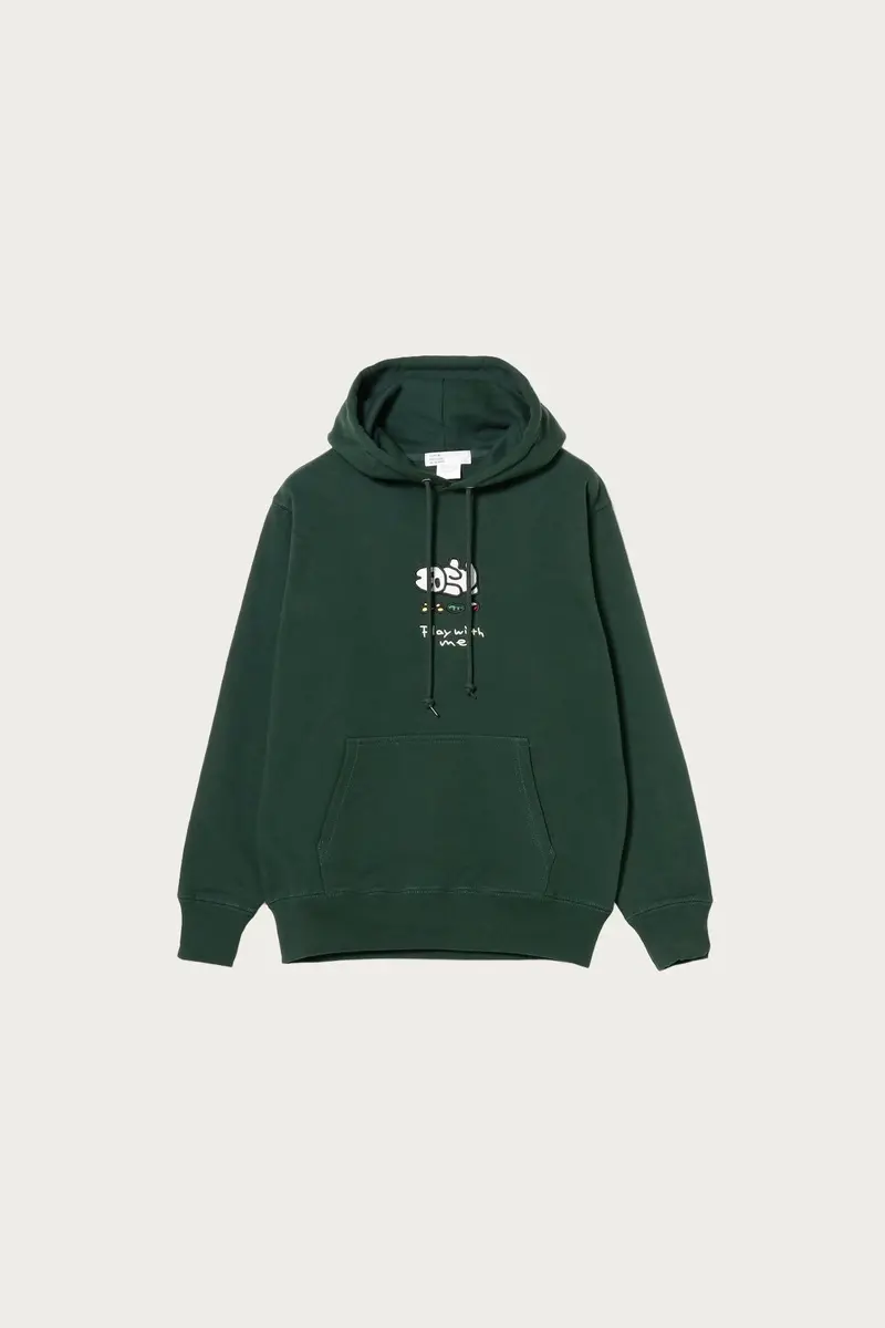 Matsui Play With Me Oversized Hoodie – Forest Green 1