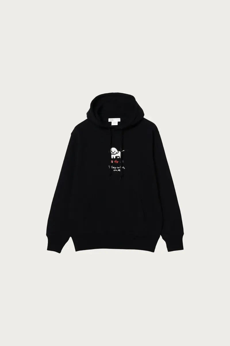 Matsui Play With Me Relaxed Hoodie – Classic Black 1