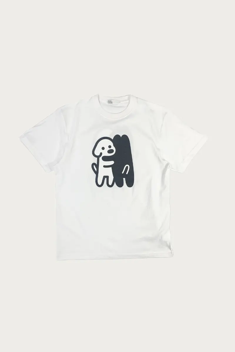 Matsui & Tokyo Cultuart By Beams T-Shirt – Hug Design (White) 1