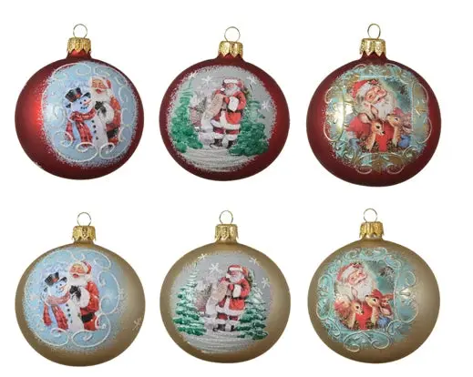 Matte-Finish Glass Holiday Ornament 1