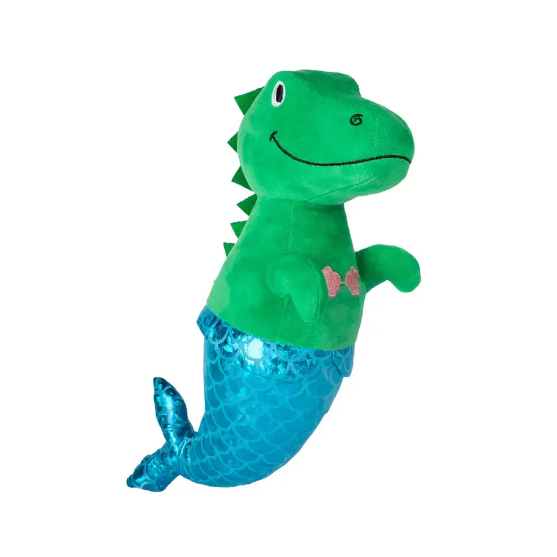 Mer-Rex Plush Dog Toy – Soft Chew-Resistant Pet Companion 1