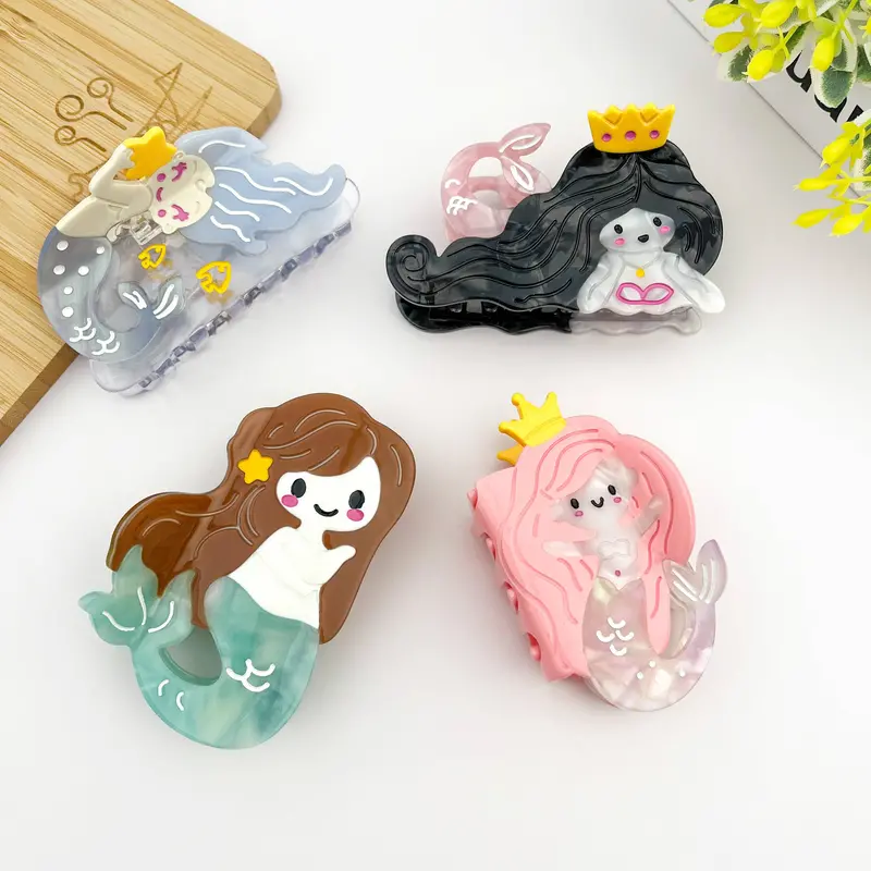 Mermaid-Inspired Beach Hair Claw Clip 1