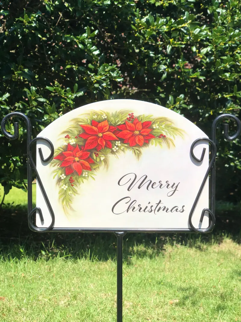 Merry Christmas Winter Swag Garden Decoration 1
