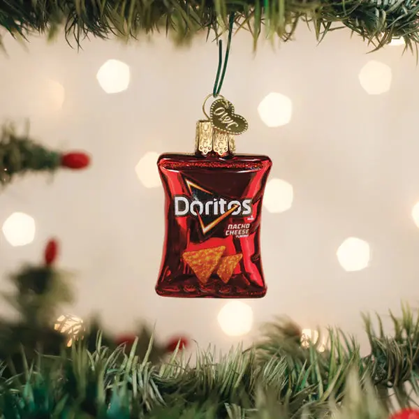 Mini Nacho Cheese Doritos Holiday Ornament 1