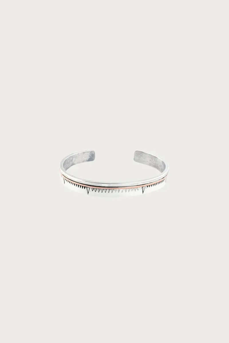 Minimalist Copper Bangle Bracelet 1