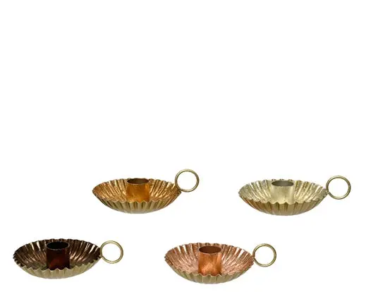 Modern Metal Candle Holder – Available In Four Finishes 1