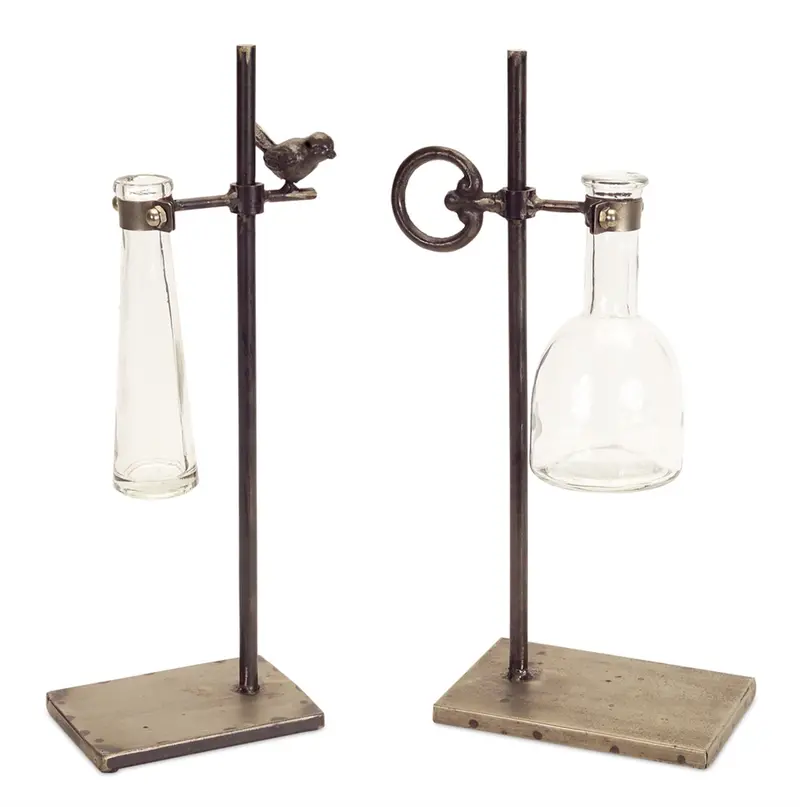 Modern Stem Vase Display Stand Set 1
