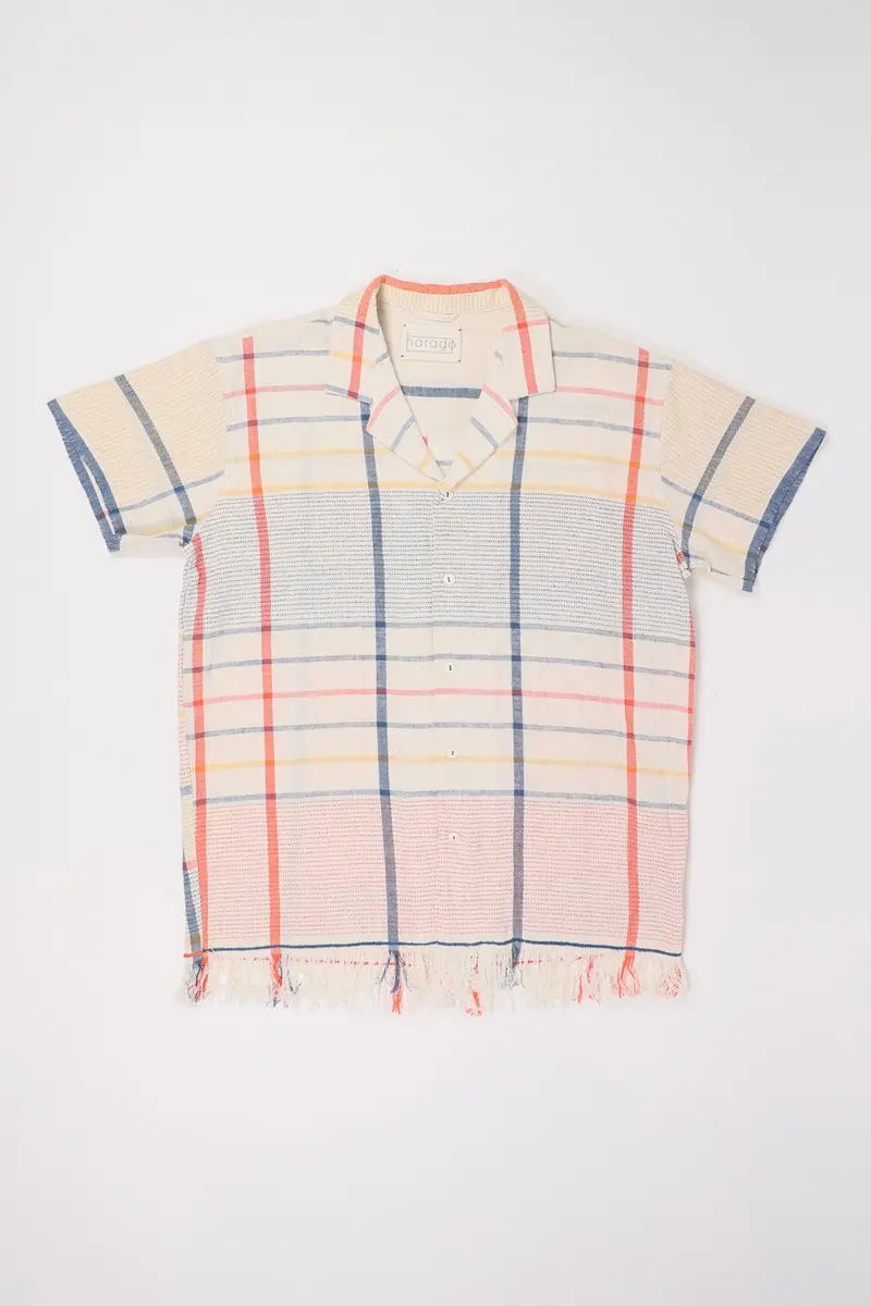 Multi-Print Scarf Shirt 1