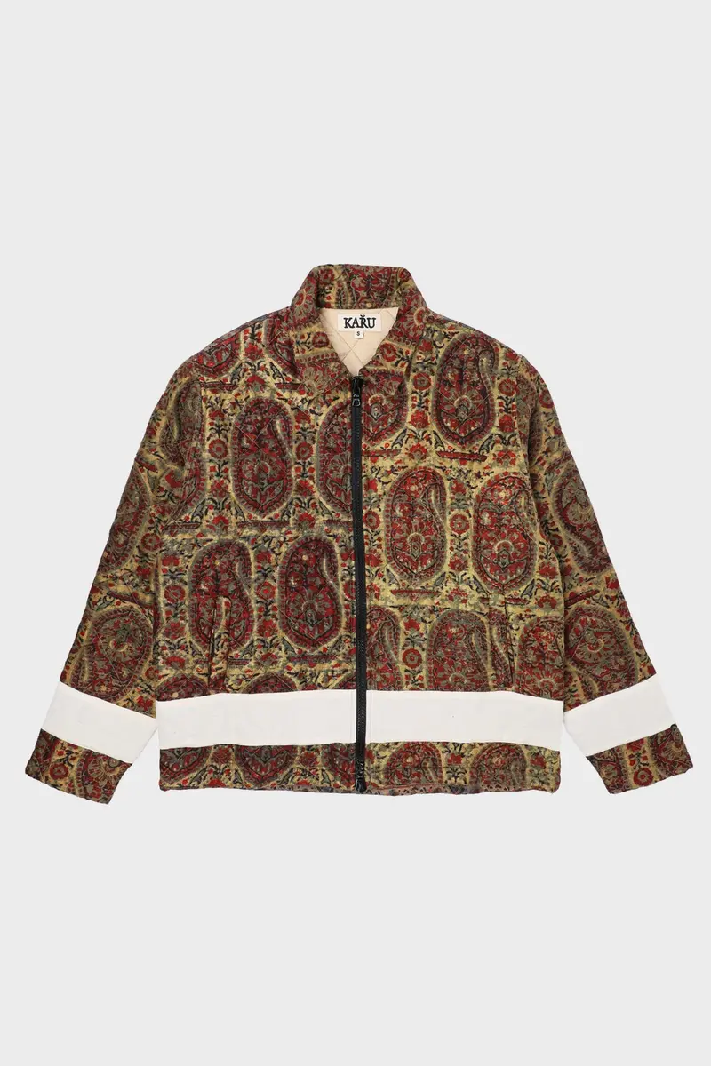Multicolor Block-Printed Jacket 1