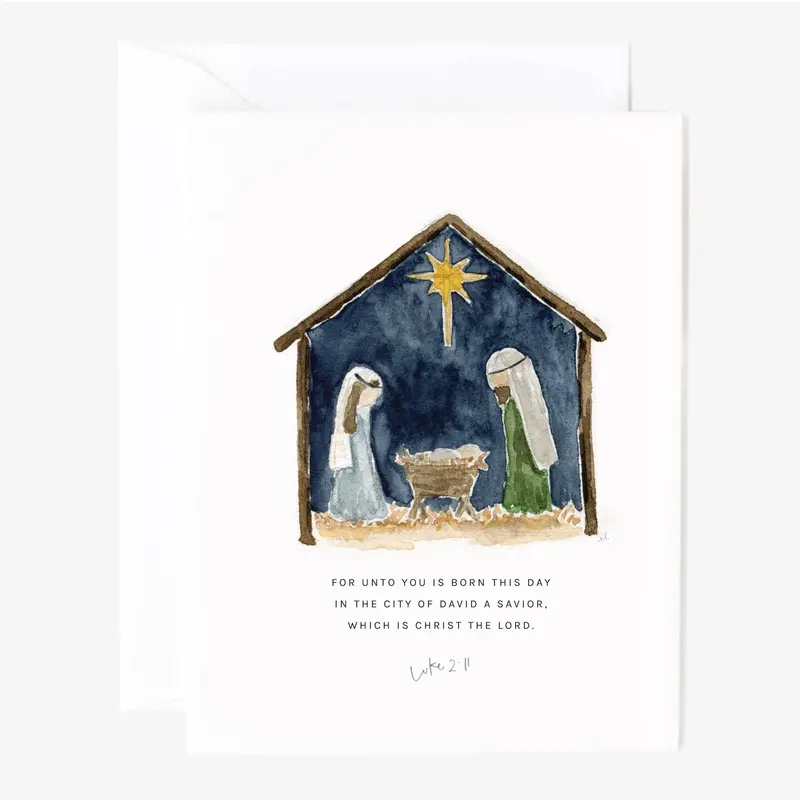 Nativity Holiday Greeting Notecards 1