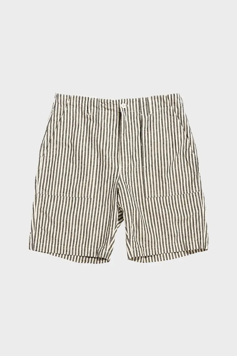 Natural-And-Black Lc-Stripe Fatigue Short 1