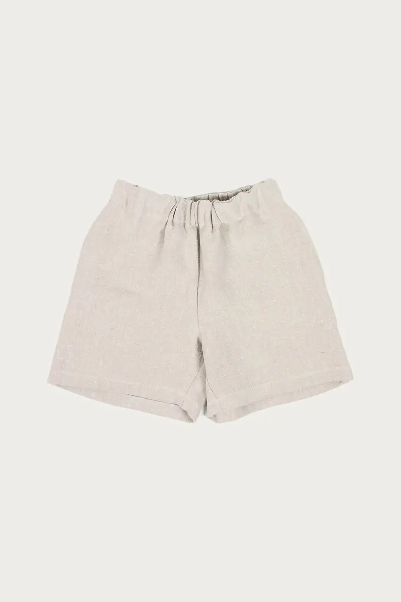 Natural Linen Garden Short 1