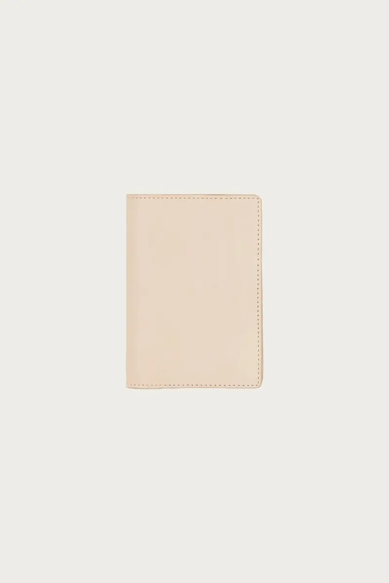 Natural Tan Leather Passport Organizer 1