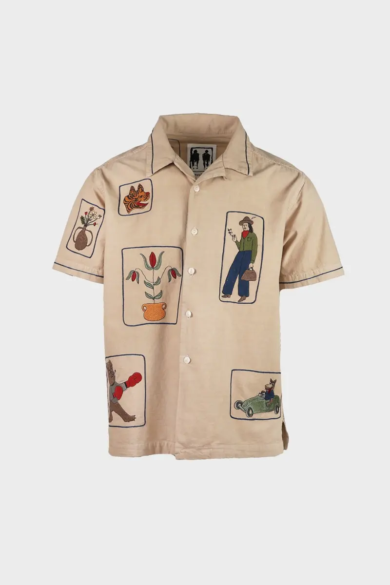 Natural-Tint Box Camp Shirt 1